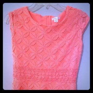 🍁🌴 Xhilaration double-layered pink salmon dress